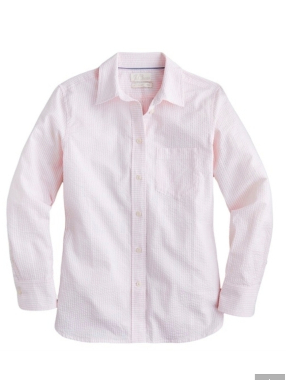 Striped Pink Classic Seersucker Bottom Down